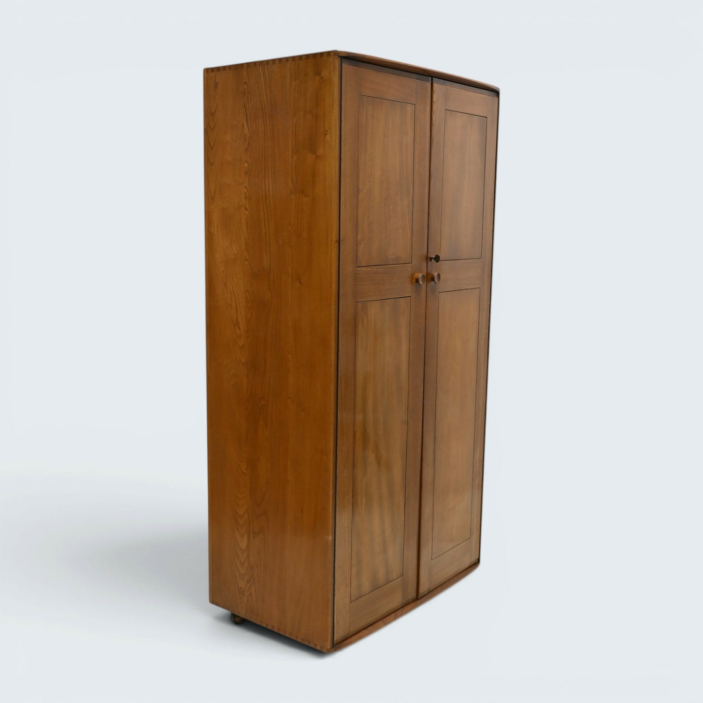 Ercol 1960s 2 Door Wardrobe Hanging Rail & Shoe Rail FREE Nationwide Delivery