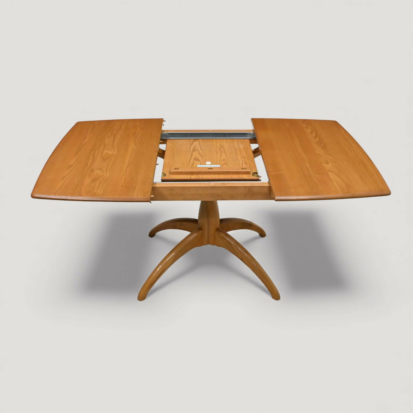 Ercol Windsor Dining Table Extending Pedestal Light Finish 1192 FREE UK Delivery. SBR10974/2509E