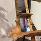 Antique Style Pine Over mantle Mirror