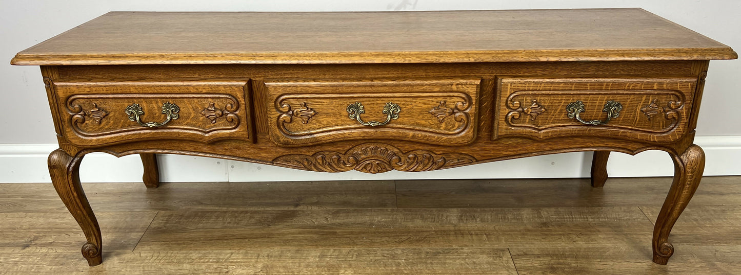 Cabinet Vintage French Louis Style TV Stand Cabinet Carved Sideboard LOT 6342