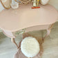 Dusky Pink vintage Dressing table with mirror