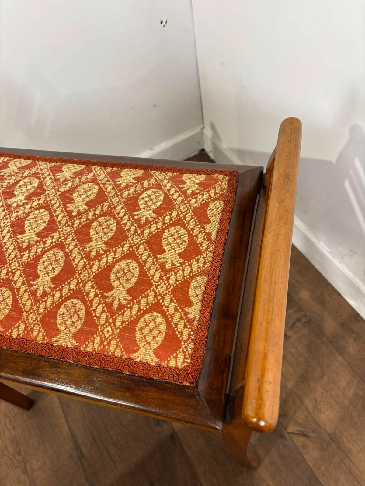 Edwardian Mahogany Piano Stool