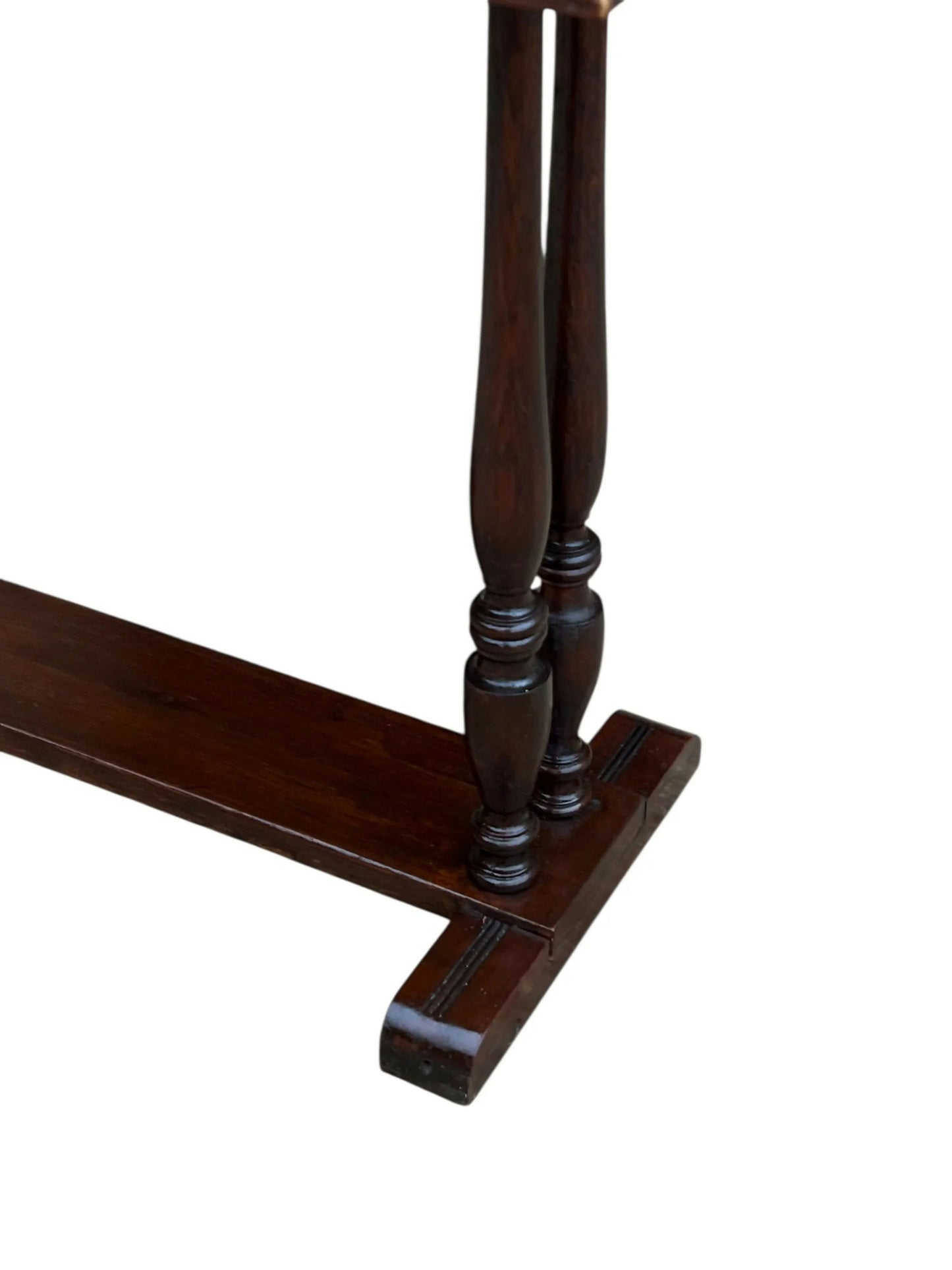 Antique Oak flip top side table