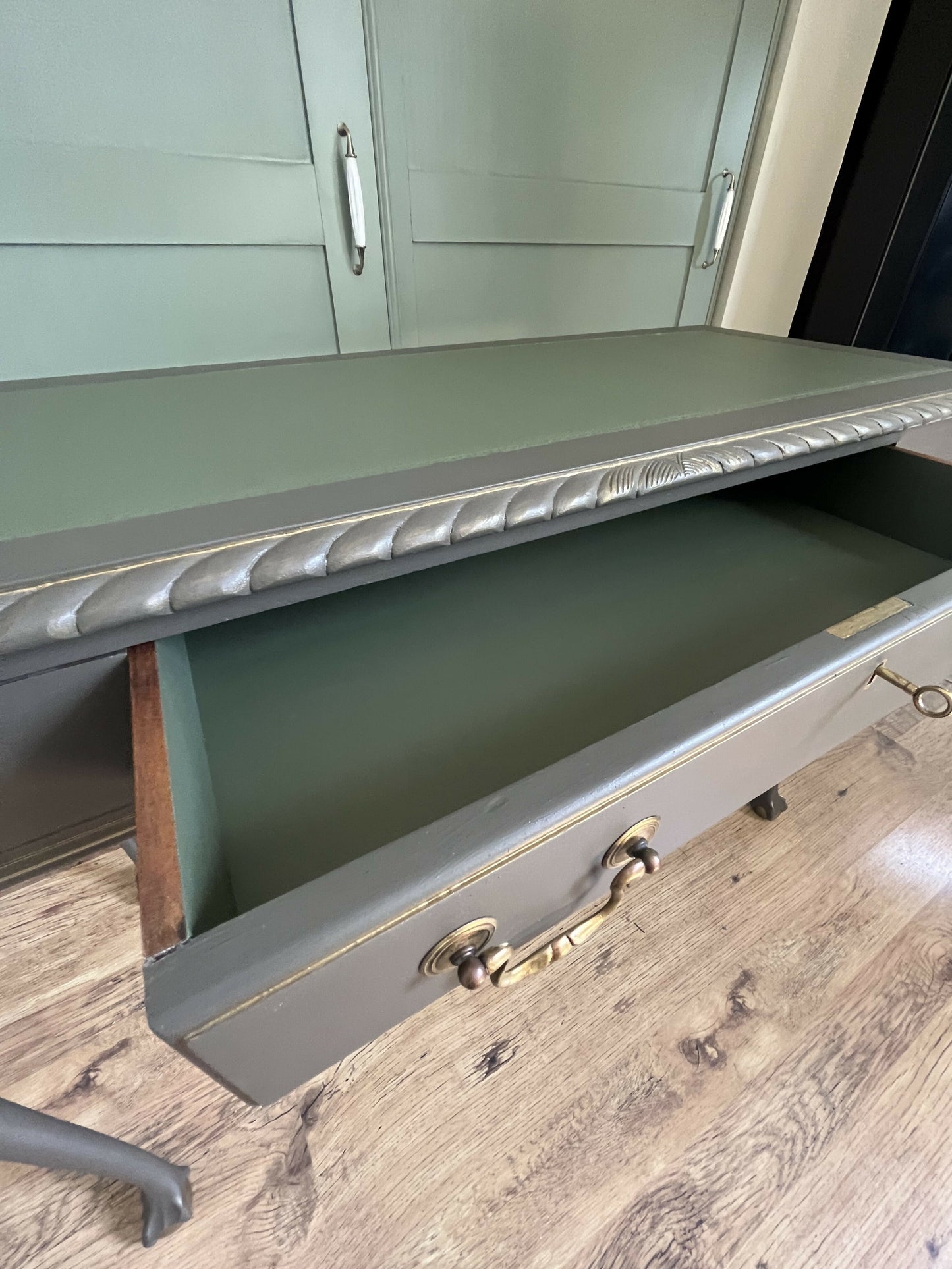 Green Console Table