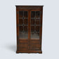Old Charm Display Cabinet 3 Glass Shelves Tudor Brown #2155 FREE UK Delivery*
