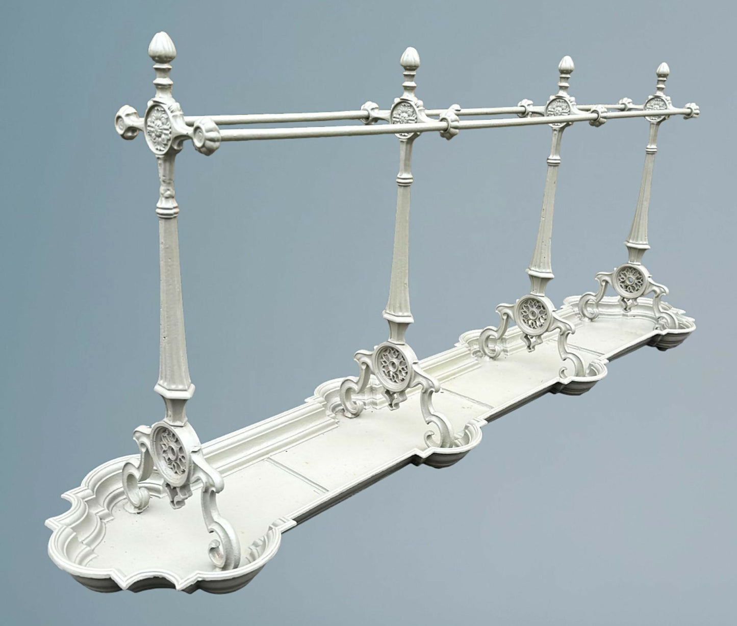 A Large Antique French Cast Iron Umbrella / Stick Stand