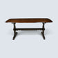 Ercol Plank Top Dining Table Solid Elm #419 Dark Finish Seat 8 FREE UK Delivery