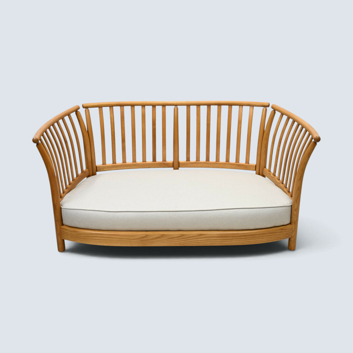Ercol Renaissance Low Back Sofa 2 Seater Light Finish #1069/2 FREE UK Delivery*