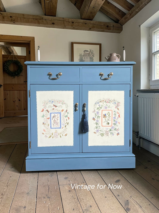Blue Folky Cabinet