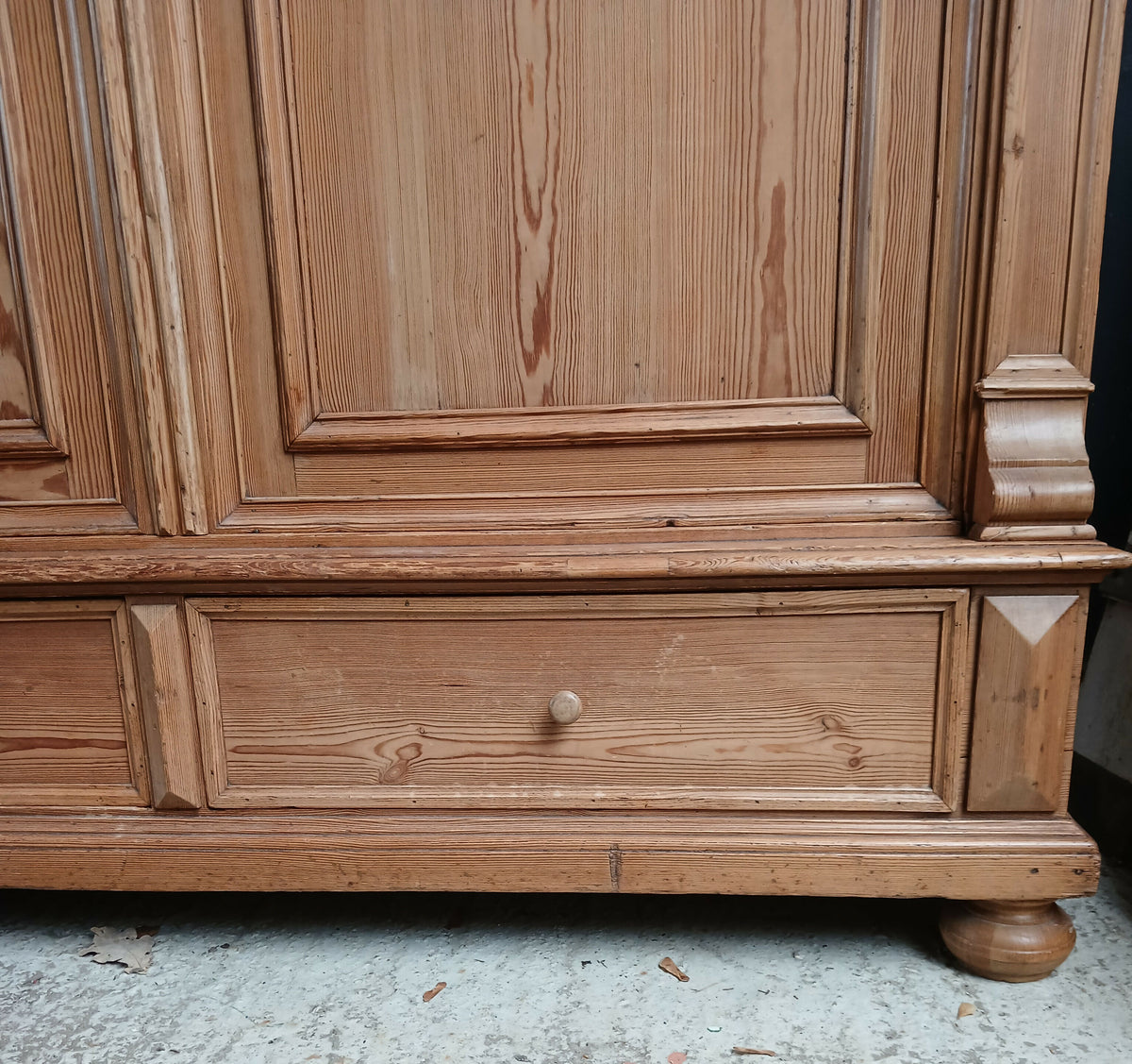 Large Antique Pine Wardrobe