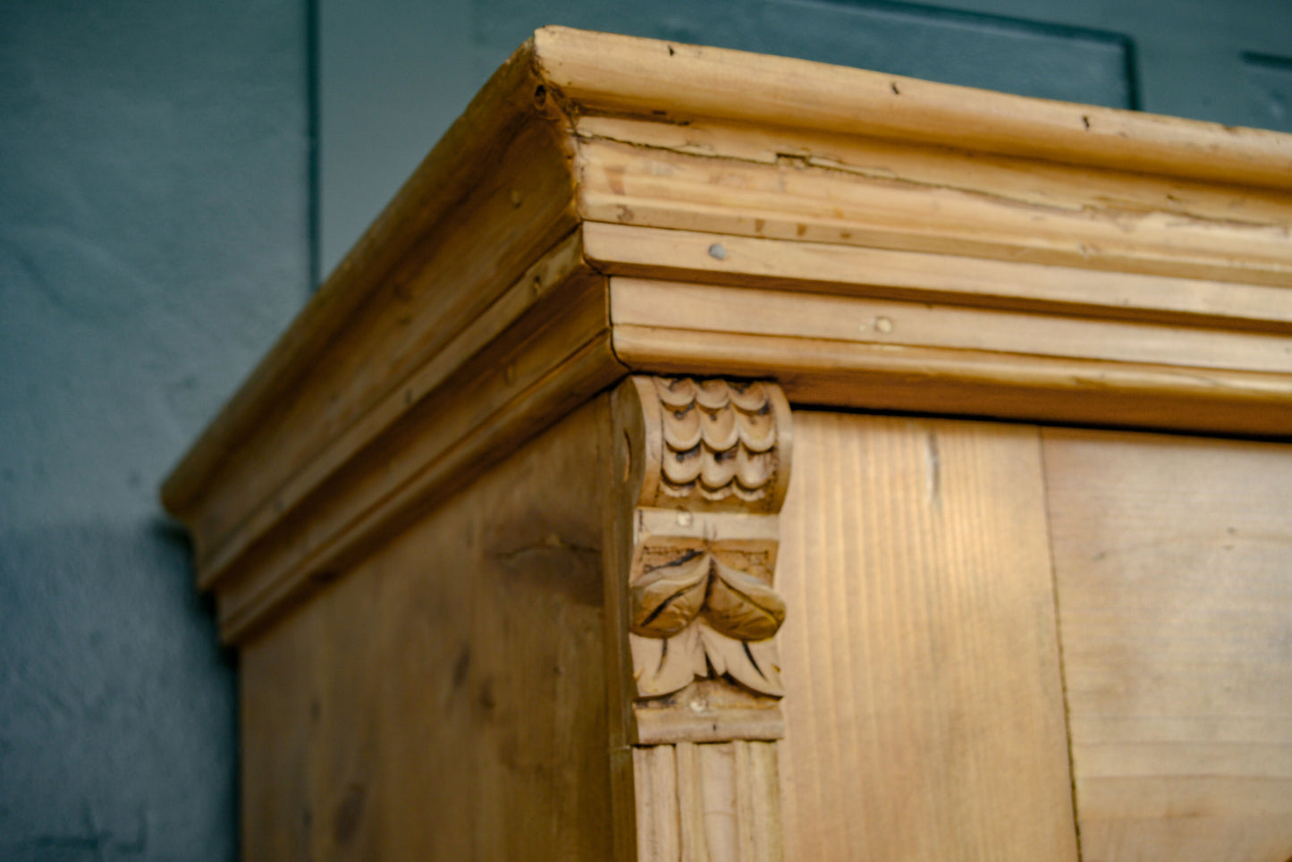 Farmhouse Pine Pantry Larder Cupboard / Housekeepers Cupboard / Wardrobe
