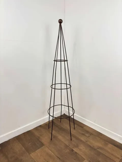 Large Rustic Steel Garden Obelisk