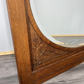 Wall Mirror Antique French Style Oak Carved Floral Decorative Frame LOT 3849