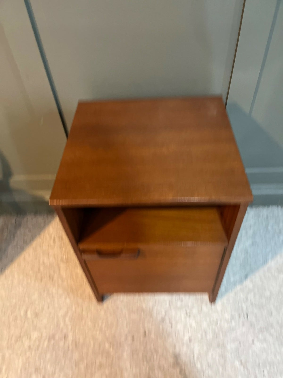 Vintage Teak Bedside Cabinet By Avalon Circa 1960’s