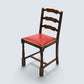 6 Maple & Co Dining Chairs Red Seat Pads Includes 2 Carvers FREE UK Delivery*