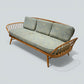 Ercol Studio Couch Day Bed New Webbing Light Finish Model 355 FREE UK Delivery