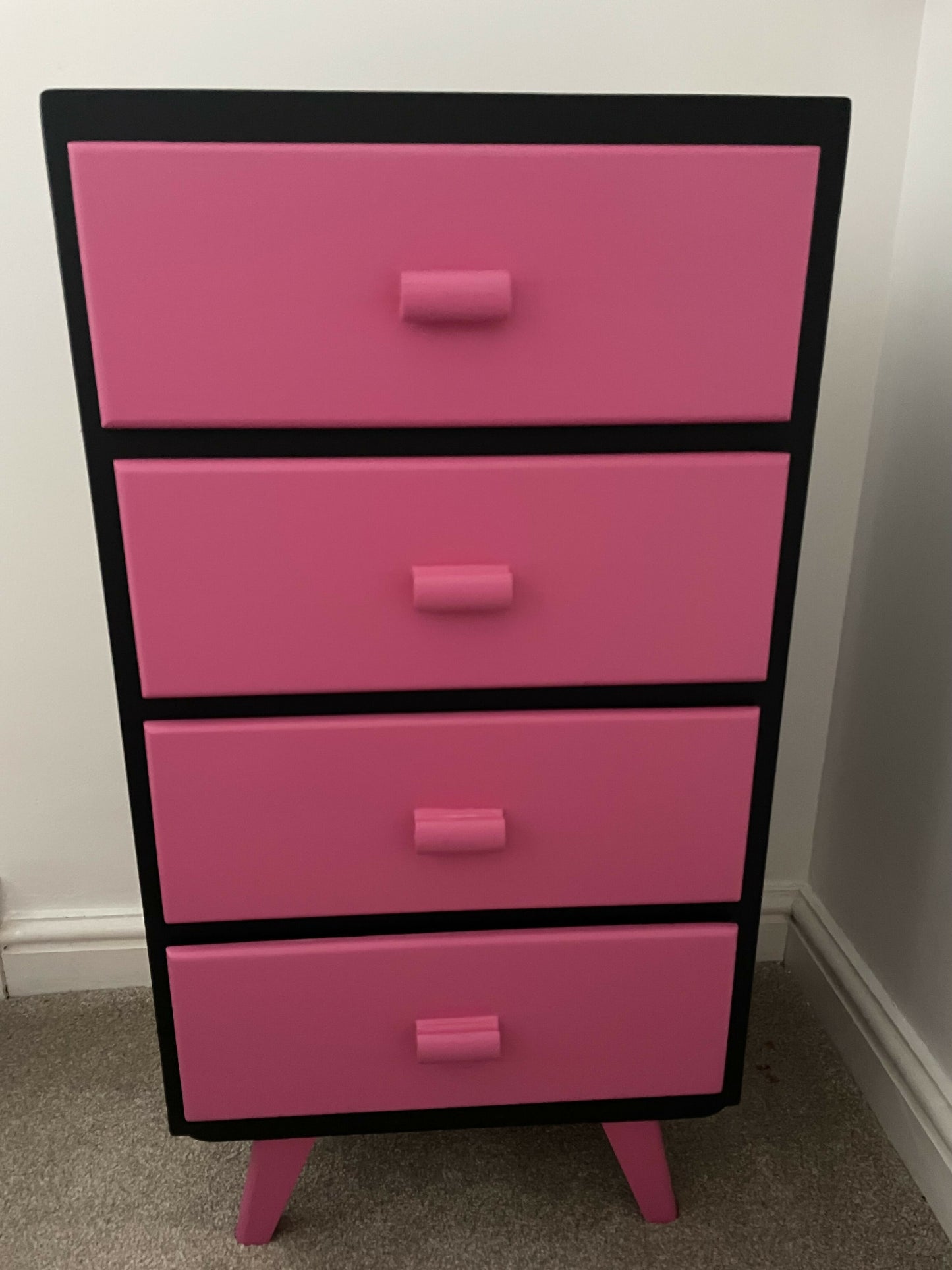 Bespoke Retro Set of small Drawers or Bedside Cabinet