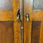 Vintage Oak Fitted Gentleman’s Wardrobe – Original Labelled Interior