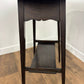 Vintage Stained Oak Side Table With Oval Top