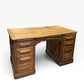 Art Deco period Oak pedestal desk