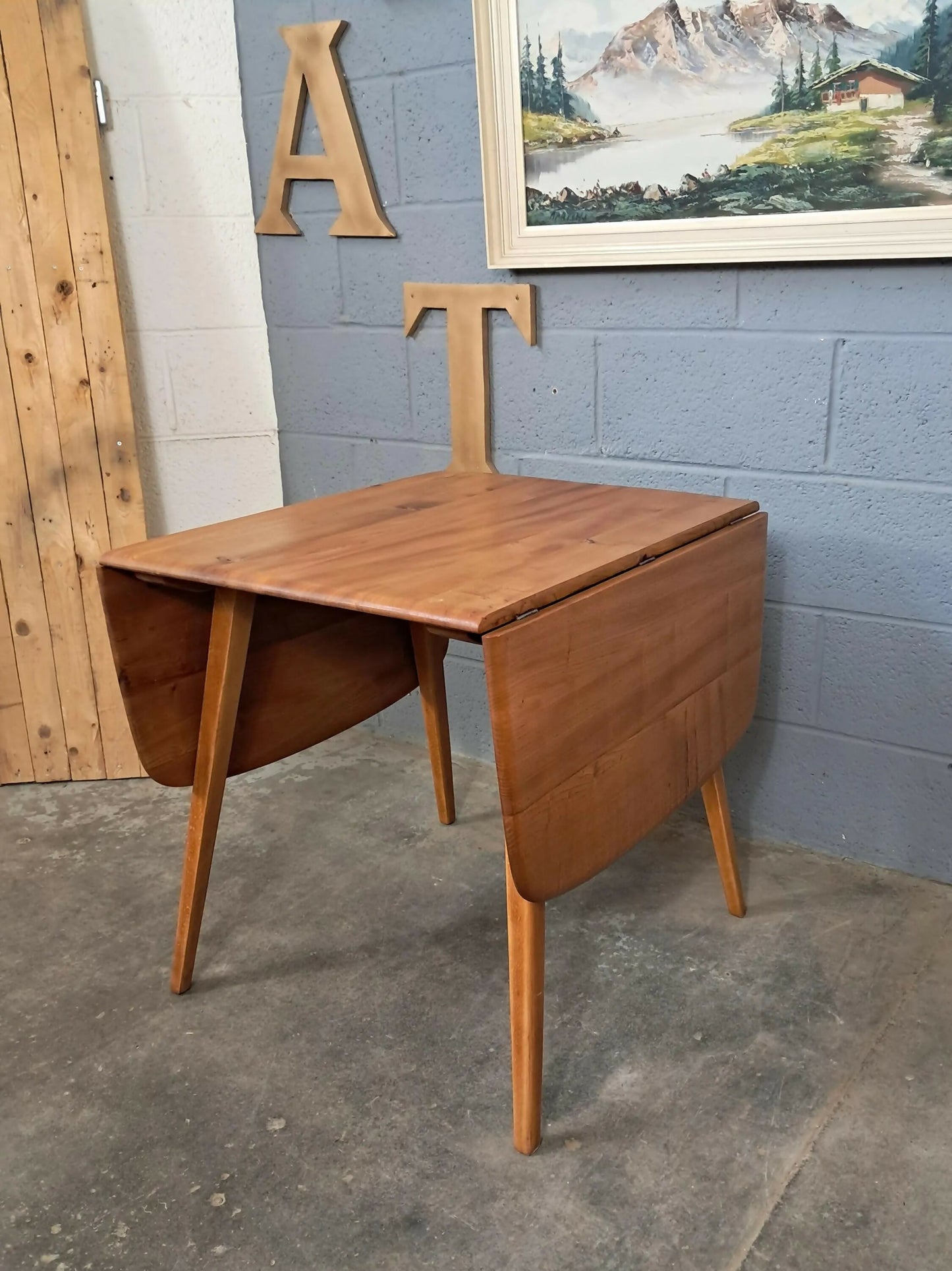 Ercol Plank Drop Leaf Dining Table ~ mid century ~ vintage ~ refurbished