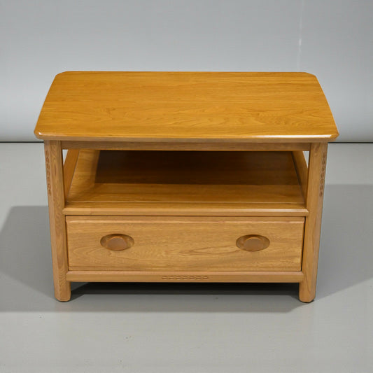 Ercol Corner TV Stand Video Cabinet Corner Flap Light Finish FREE UK Delivery*