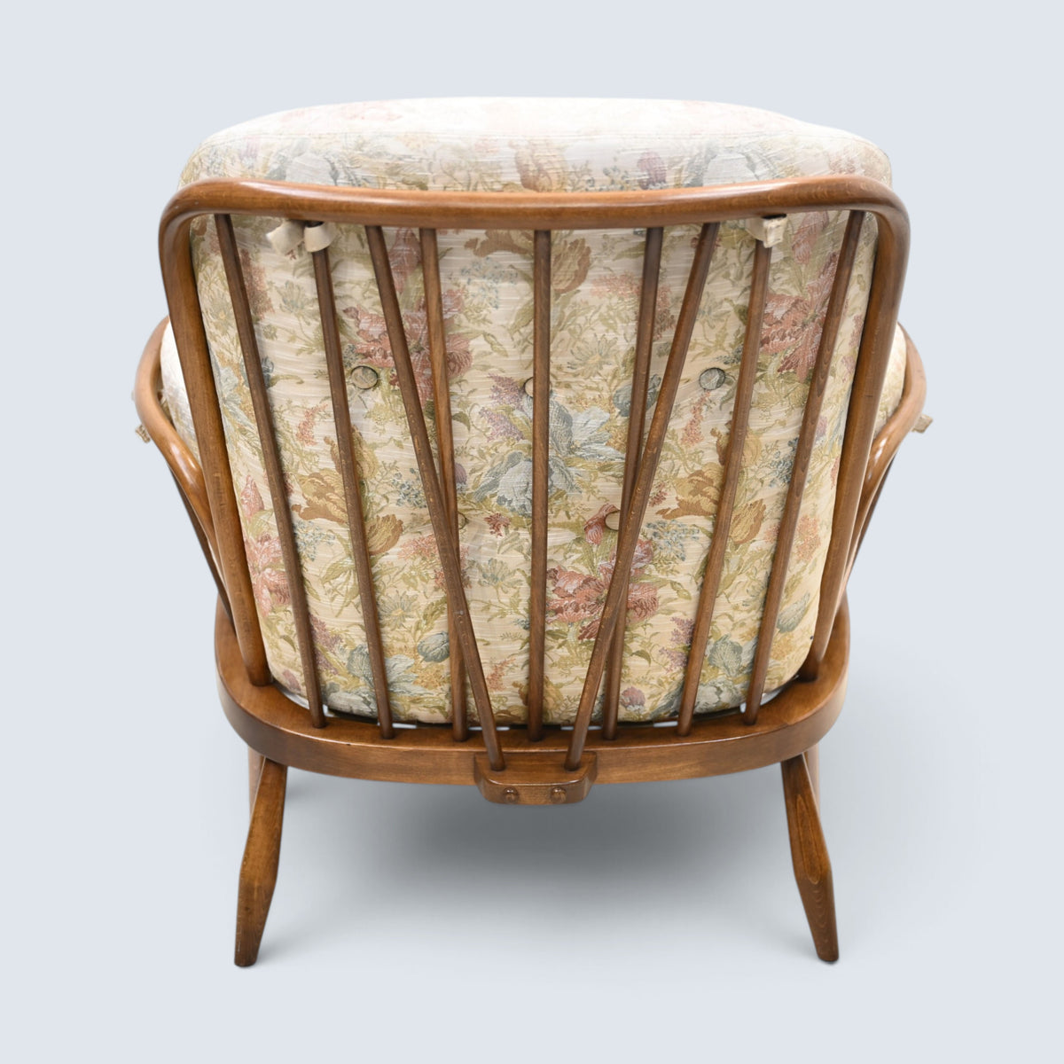 Ercol Jubilee Easy Chair Golden Dawn Floral Cushions New Webbing FREE Delivery*