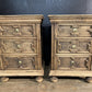 Quality Pair Oak Bedside Chests