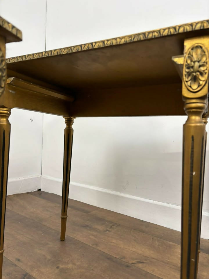 Vintage French Style Nest of Two Tables