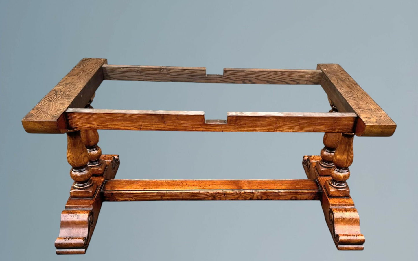 Large Oak Dining Table - Seats 8 - 10