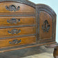 Oriental 1920s Cloud Shaped Carved Cabinet (Camphor Wood)
