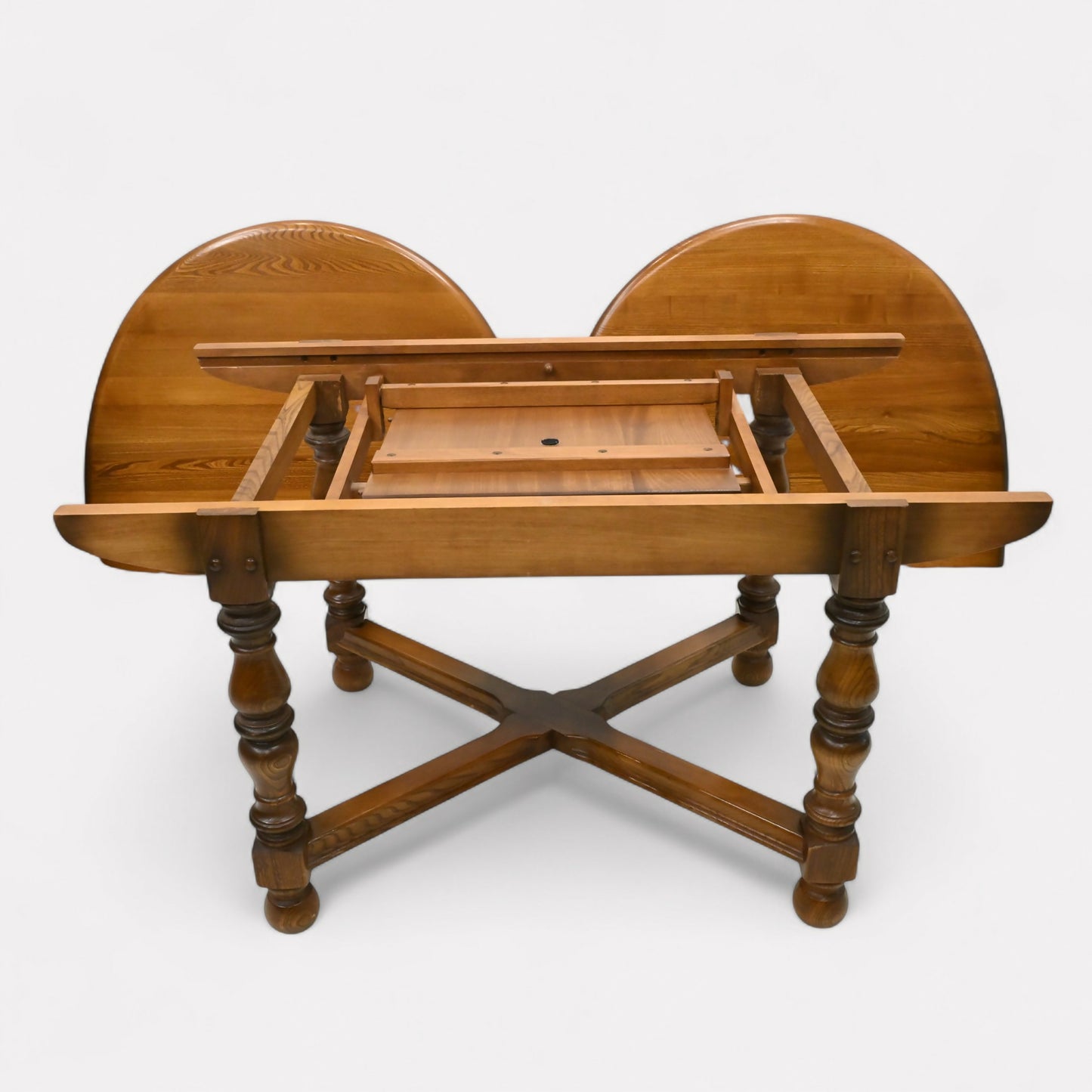 Ercol Large Extending Dining Table D End Seats 10 Model 705 GD FREE UK Delivery. SBR10380/2504E