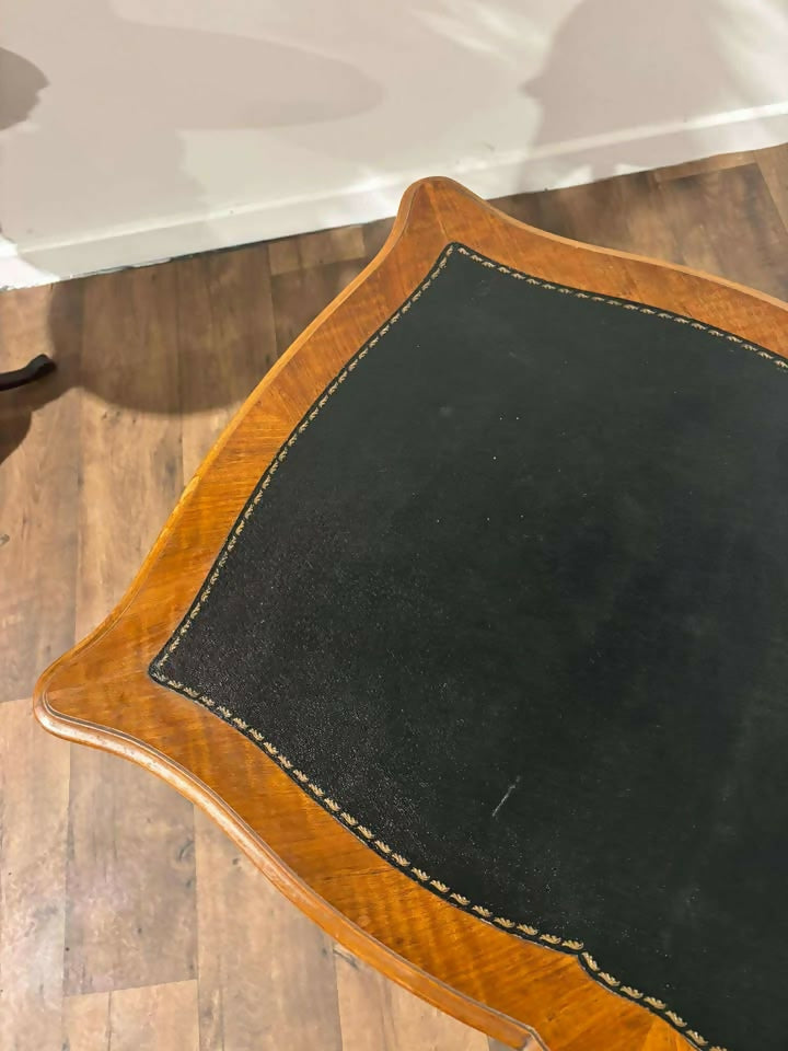 Reproduction Kingwood Marquetry Inlaid Bureau Plat