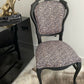 Leopard Print Velvet Chair