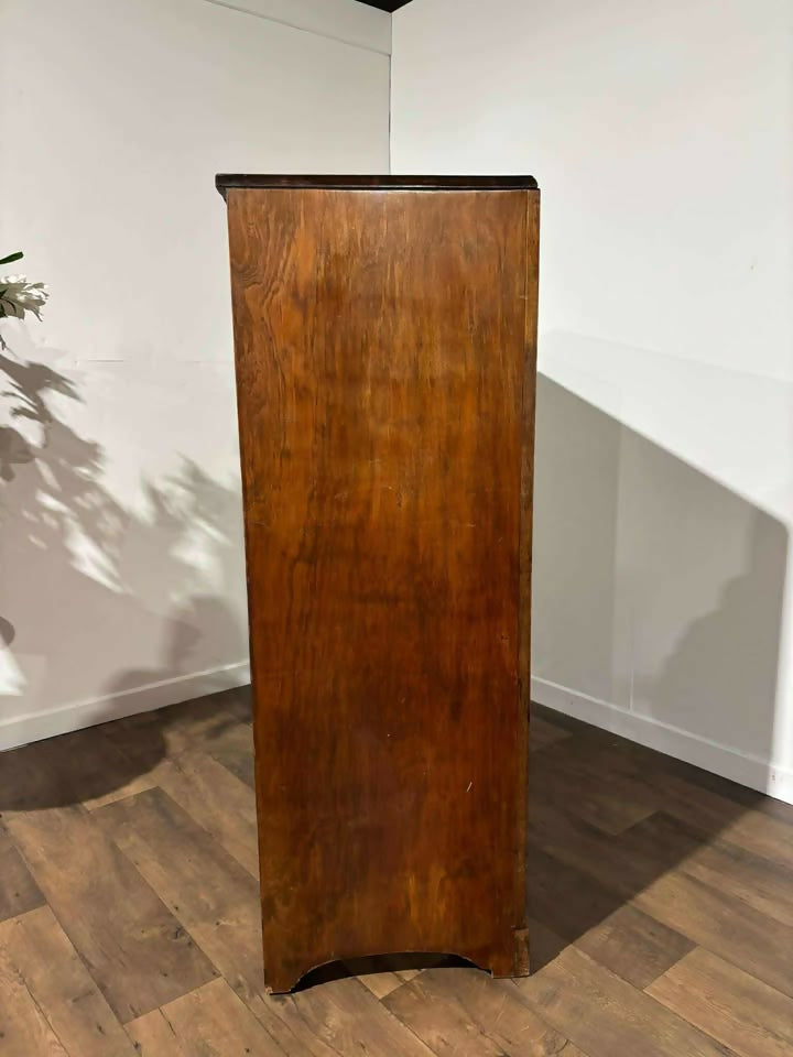 Vintage 1950's Walnut Two Door Wardrobe