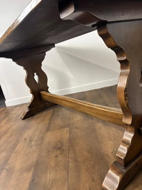 Vintage Oak Refectory Style Dining Table