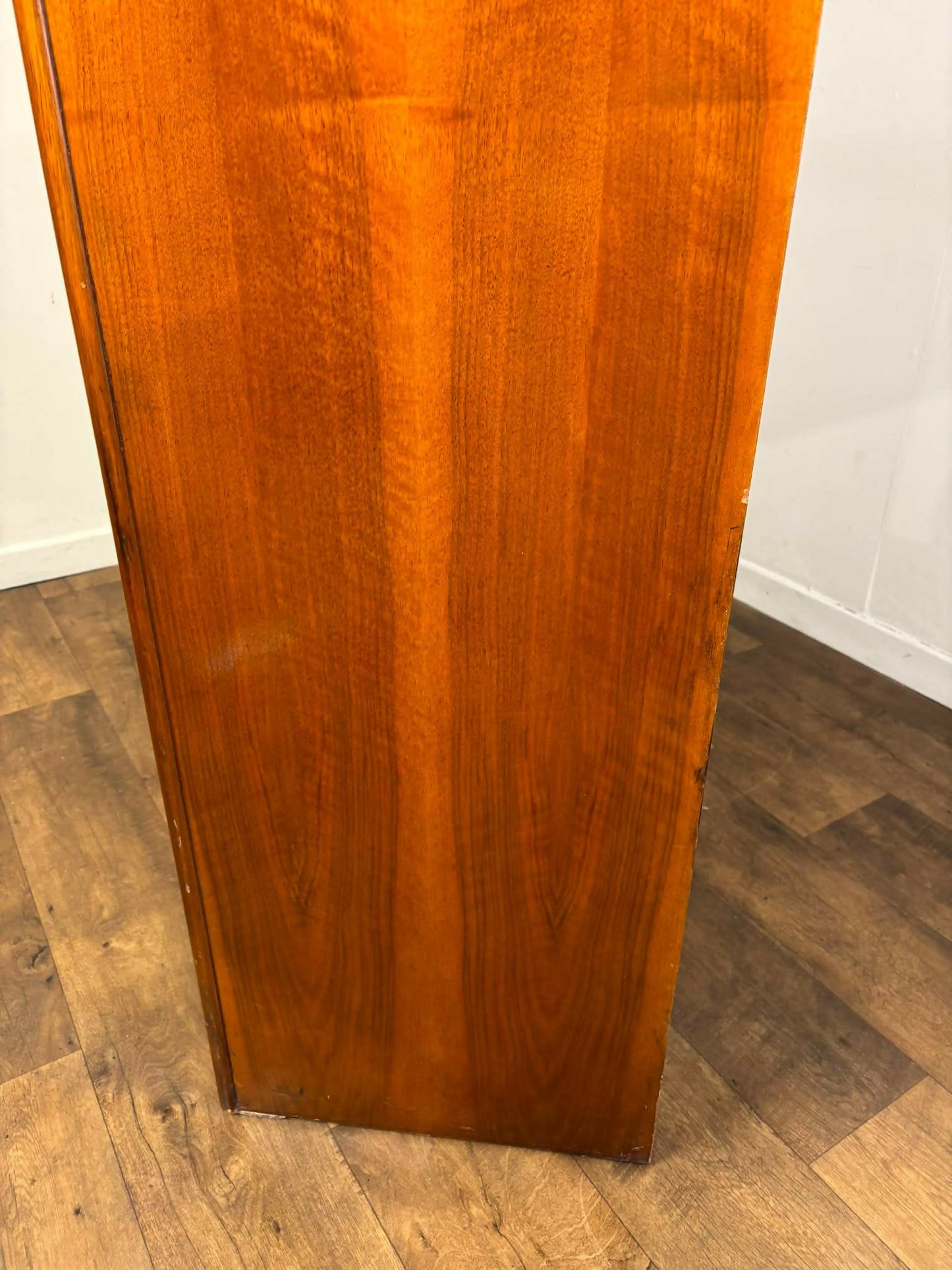 Vintage Walnut Veneered Double Wardrobe