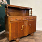 Vintage Honey Oak Carved Sideboardx