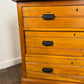 Edwardian Satin Walnut Three Drawer Bedroom Chest