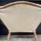 Generous Pair French Bergere Arm Chairs