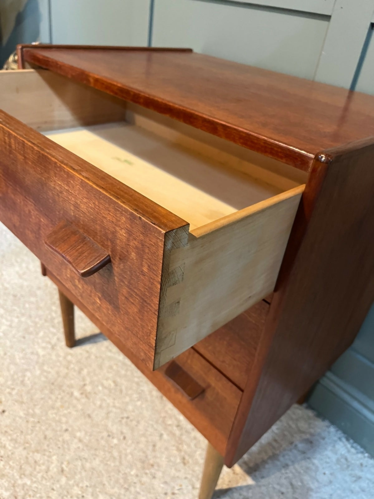 Danish Teak Chest Of Drawers By Carl Aage Skov For Munch Mobler 1956