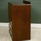 Mahogany Tallboy Cupboard with Drawers - Mid Century