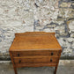 Vintage Chest Of Drawers Oak Two Drawer Cabinet