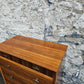 Lebus Chest of Drawers: Mid-Century Modern Tallboy Cabinet Four Drawer
