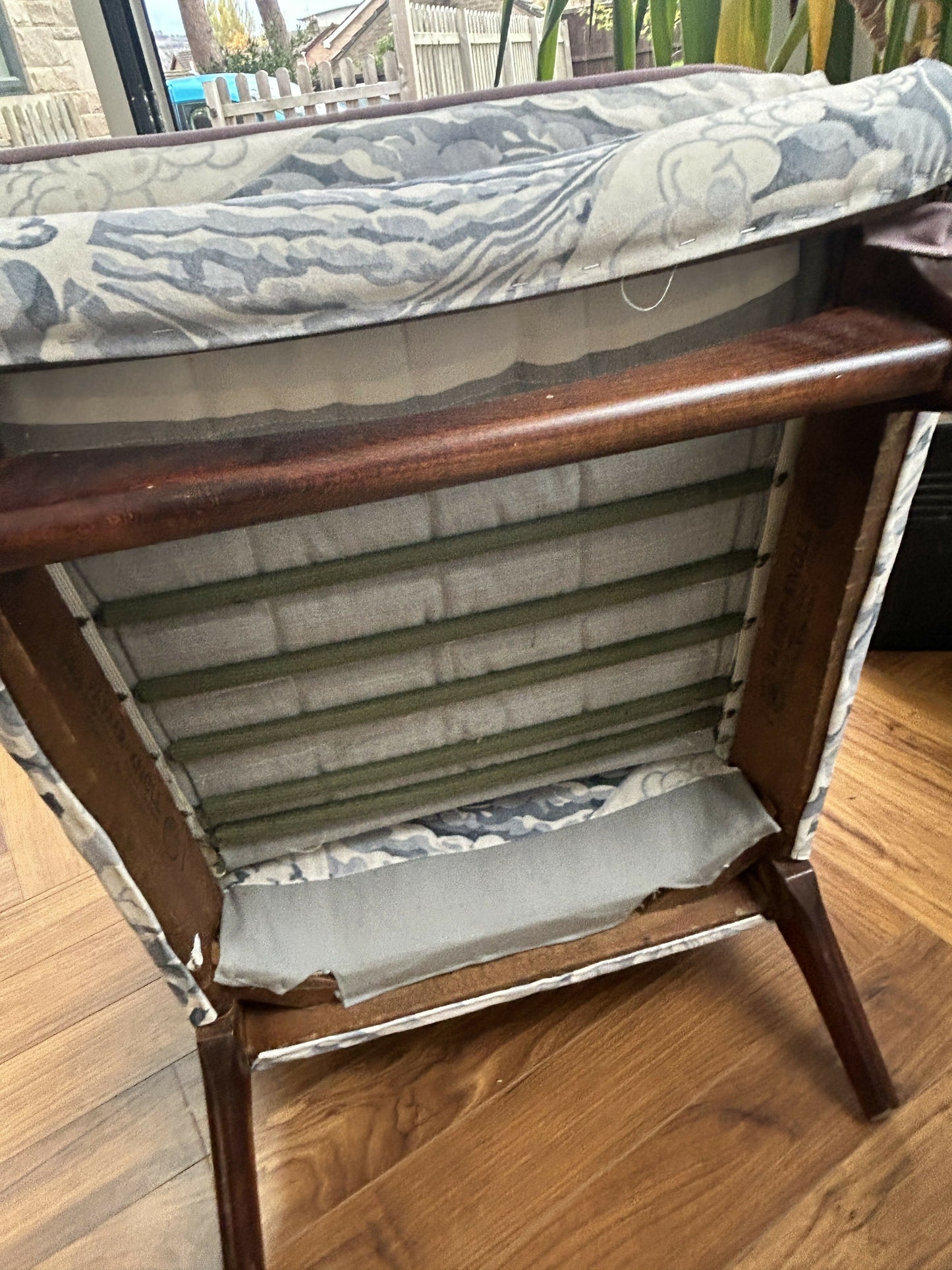 Vintage Parker Knoll PK934 Armchair | Newly Reupholstered in Designer Fabric | Mid-Century Modern Accent Chair