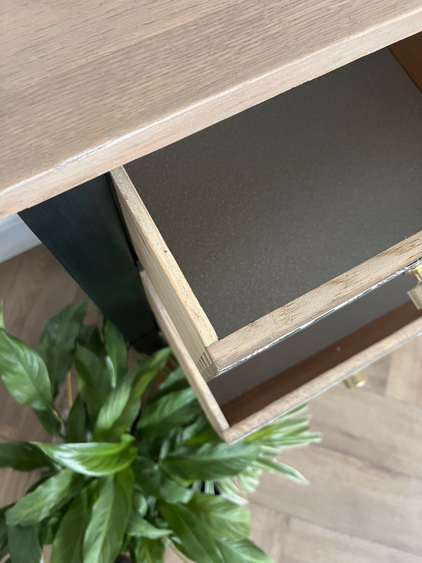 Monochrome botanical large chest of drawers