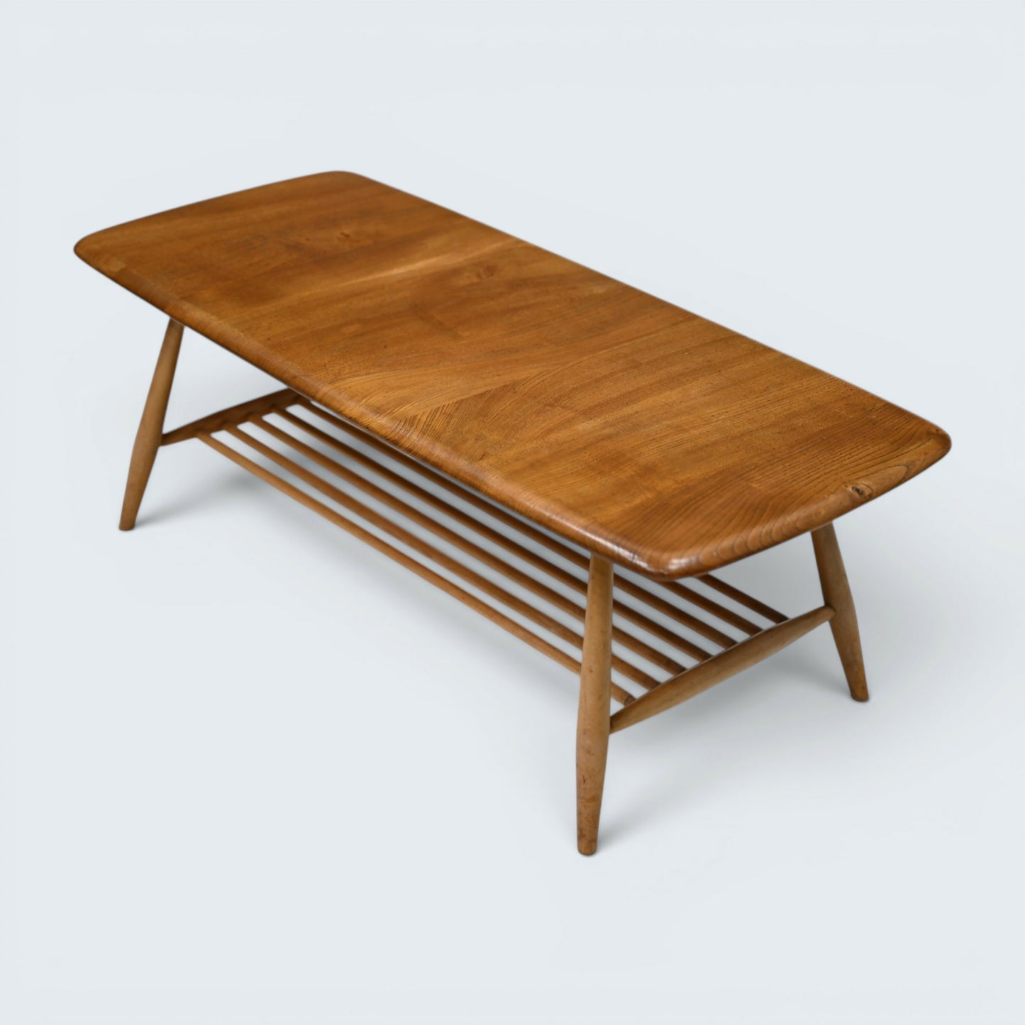 Ercol Occasional/Coffee Table Slatted Magazine Shelf #459 Light FREE Delivery*