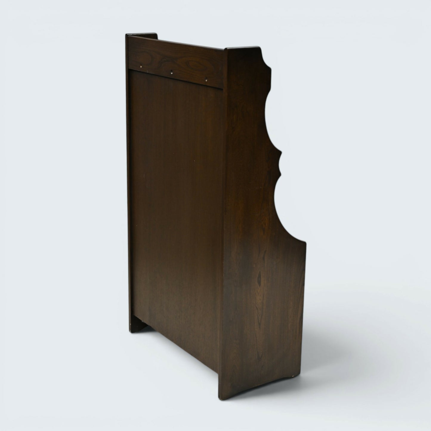 Ercol Old Colonial Waterfall Bookcase 2 Shelves Dark Finish FREE UK Delivery
