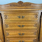 Vintage French Oak Sideboard Louis XIV Style Buffet Cabinet Cupboard LOT 3820