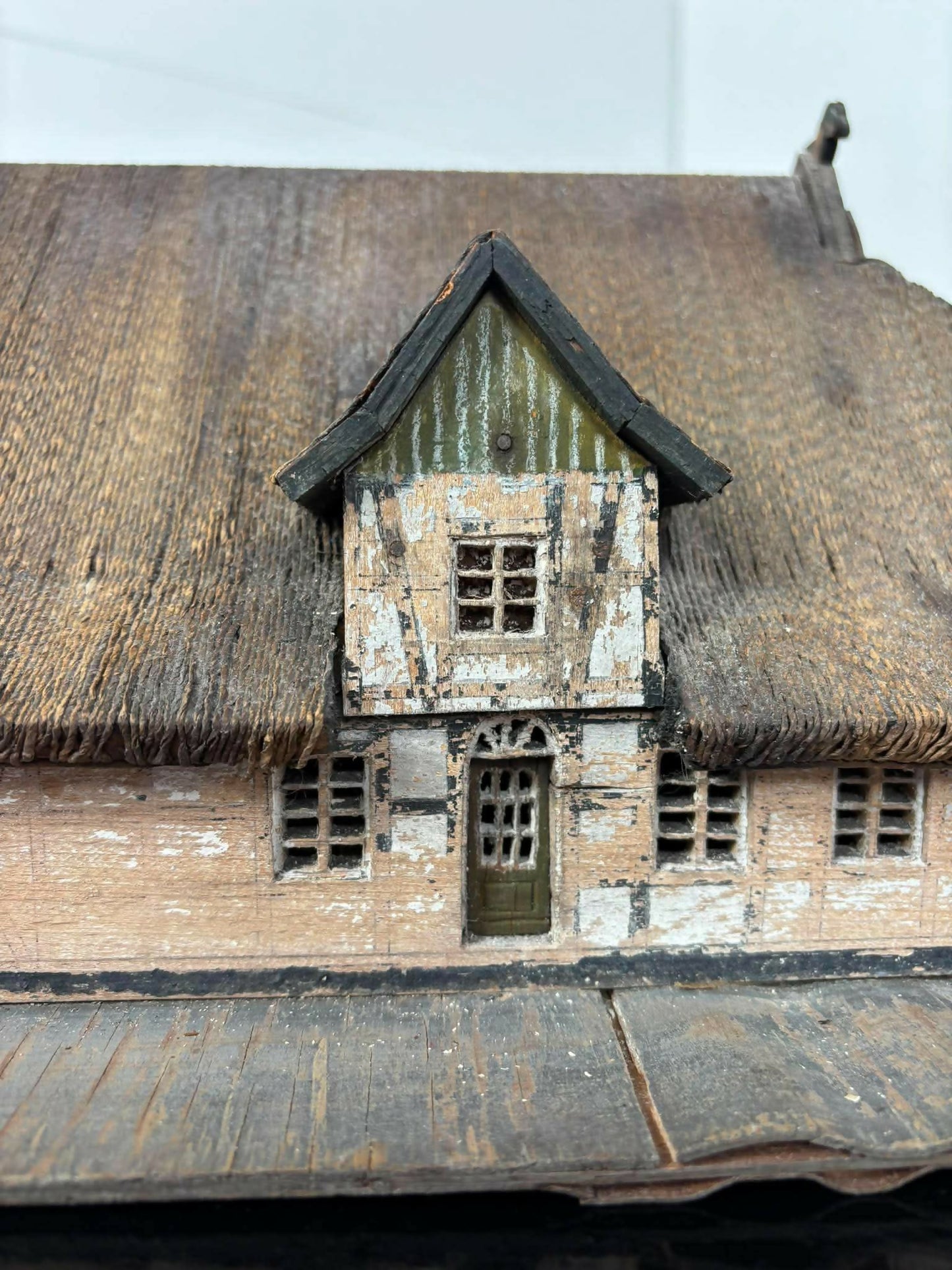 Antique Architectural Model Of Traditional Lower Saxon Farmhouse
